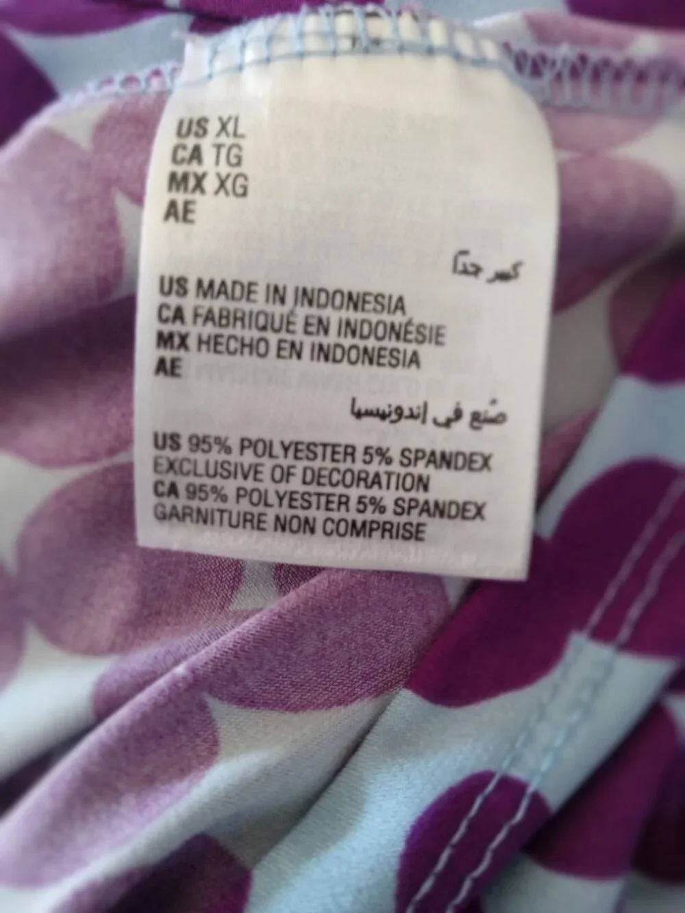 Chart club blouse XL - Picture 4 of 5